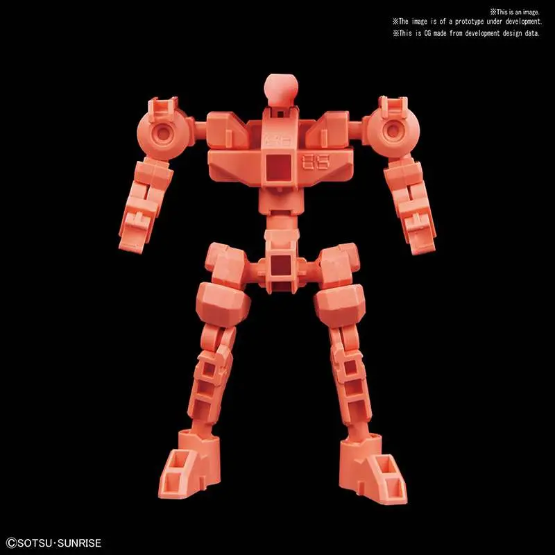 Maquette Gundam sd cross silhouette frame red